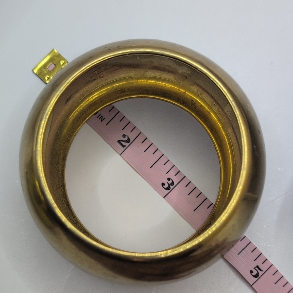 J. Crew Elegant Goldtone Brass Bracelet Vintage Condition With Some Wear Noted - Picture 5 of 6